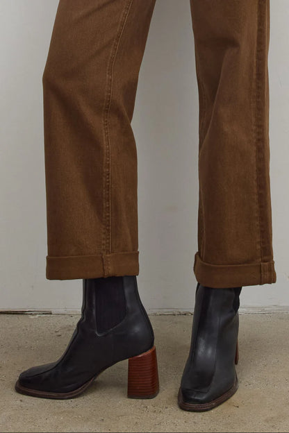 Steve Madden Downtown Black Leather Boot FINAL SALE
