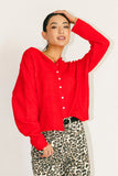 Maci Cardigan in Red