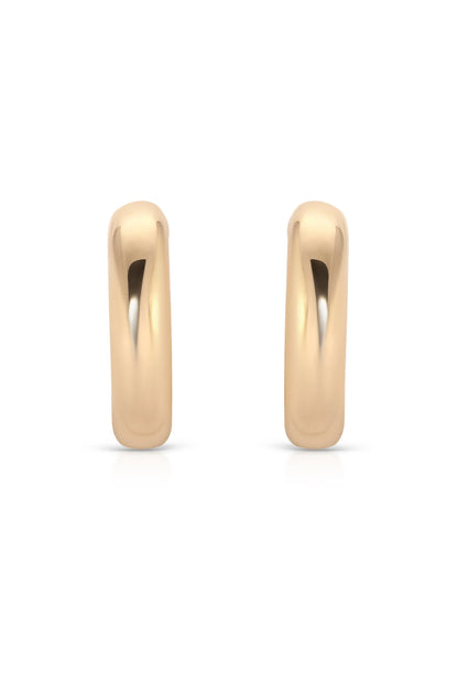 Small Thick Classic Hoops