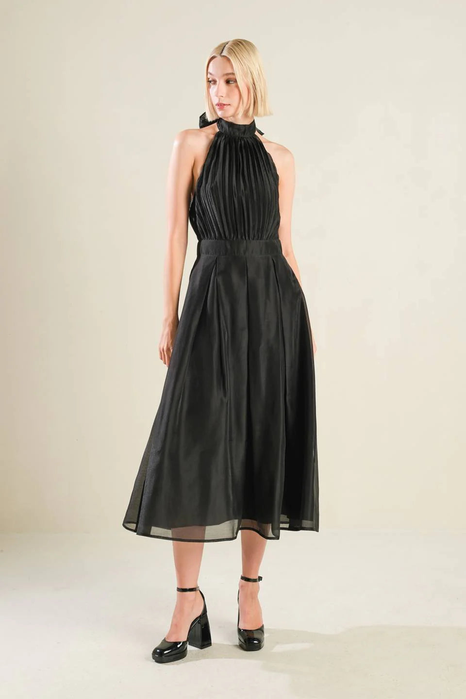INVITATION TO LOVE WOVEN MIDI DRESS FINAL SALE