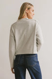 Leander Knit Sweater in Grey FINAL SALE
