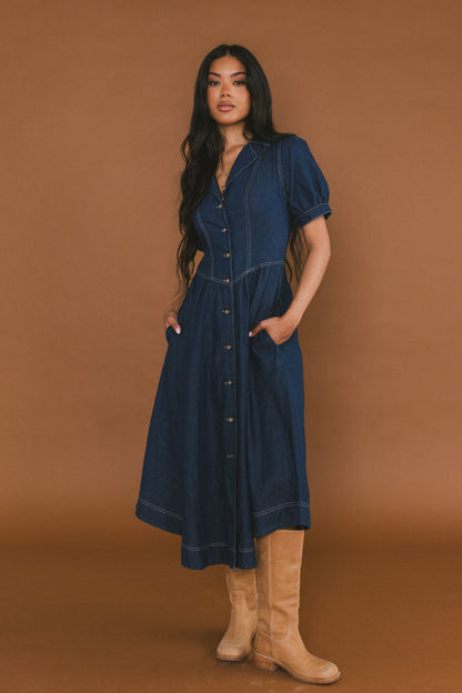 Ivan Denim Midi Dress FINAL SALE