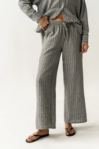 Conner Wide Leg Pants in Black