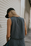 Baylor Plaid Tank