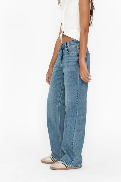 Marshall Straight Leg Jeans in Medium Wash FINAL SALE
