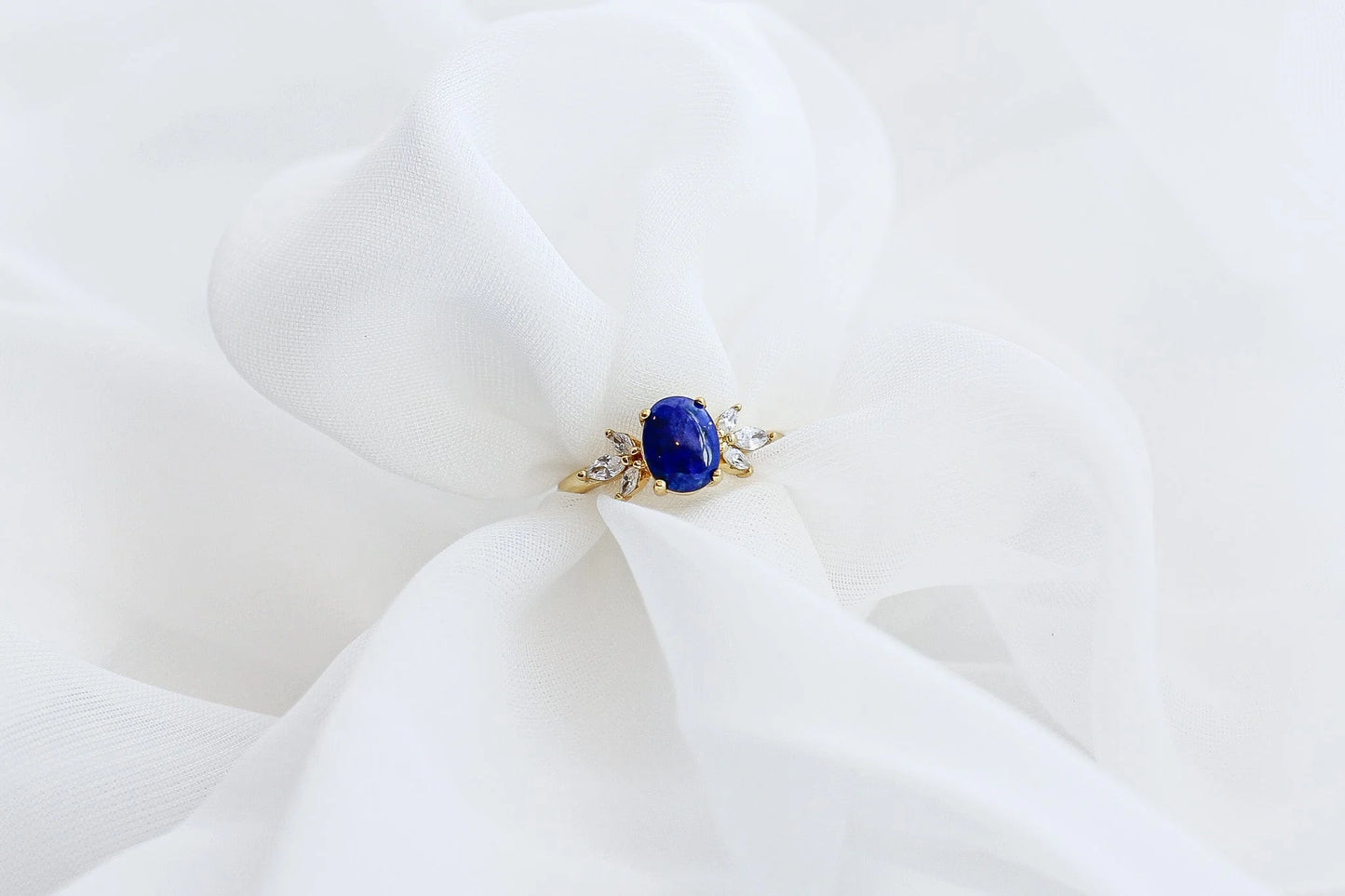 Blythe Ring in Lapis