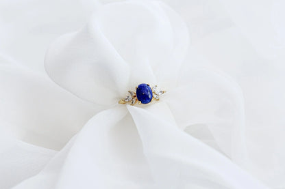 Blythe Ring in Lapis
