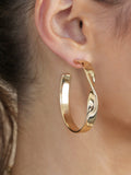 Heirloom Twist Large Hoops