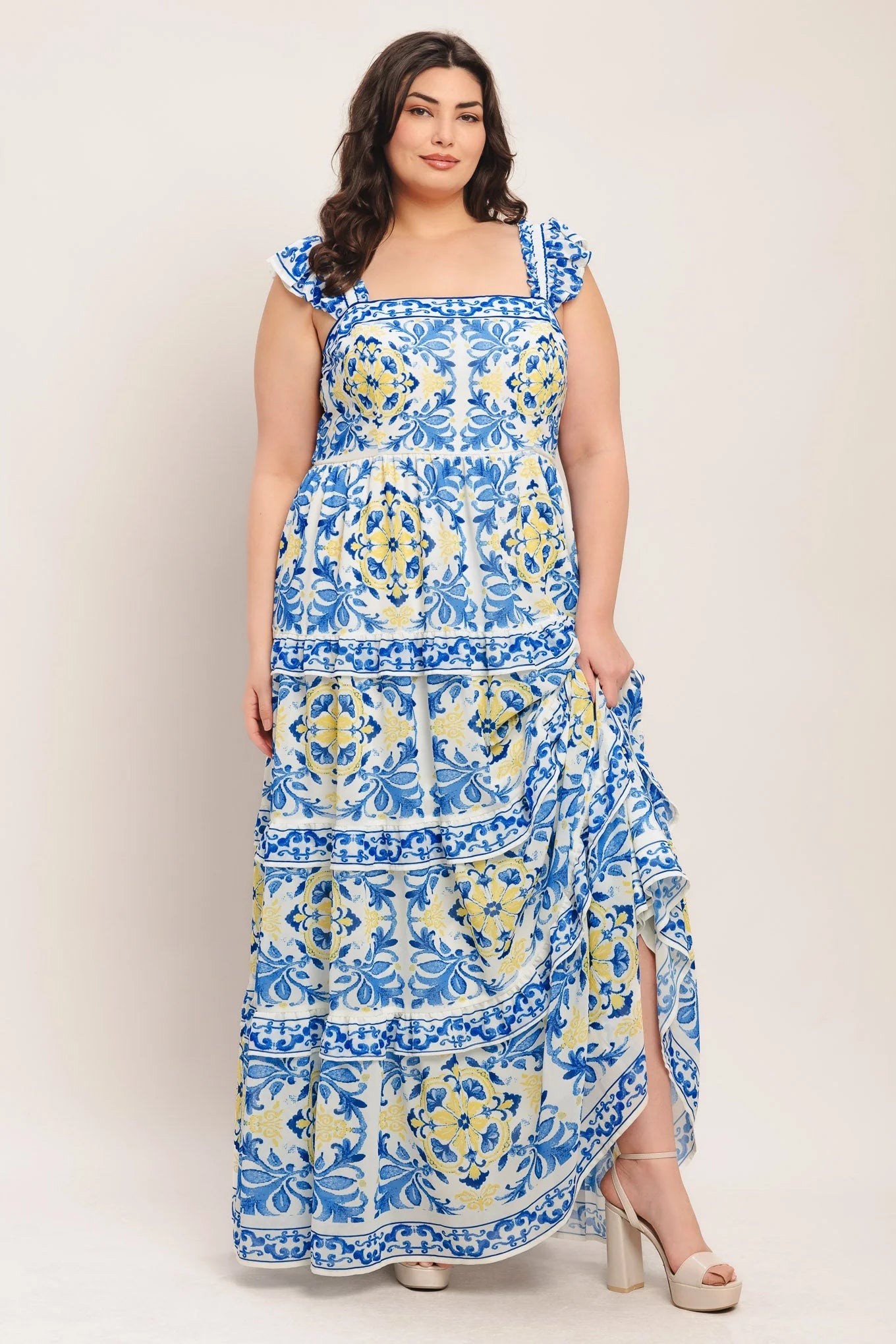 SALTY AIR SWEETHEART BLUE MAXI DRESS