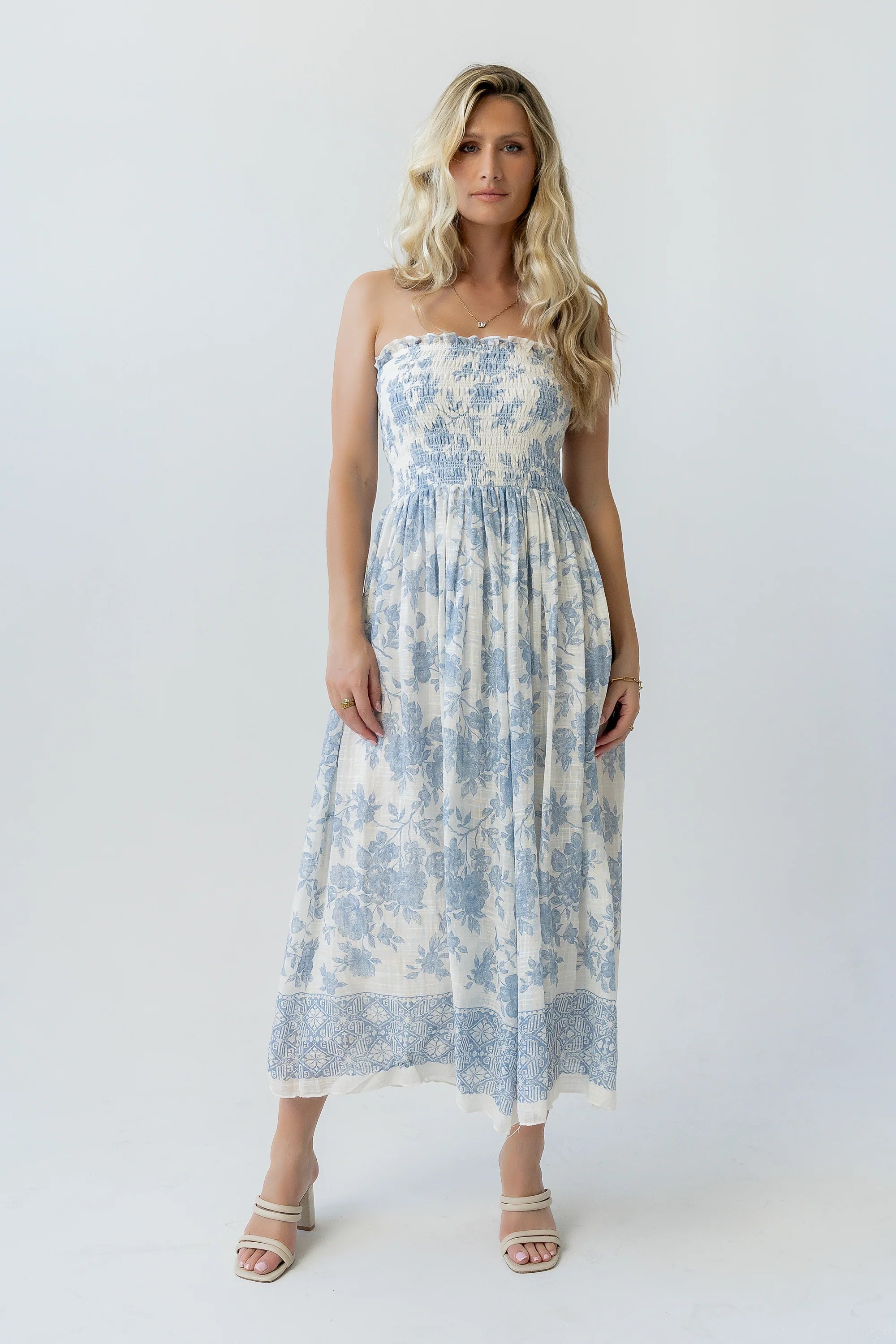 Kamry Strapless Midi Dress