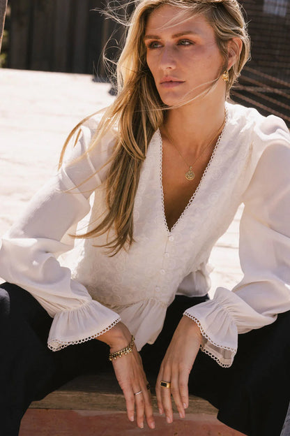 Mary Lace Blouse FINAL SALE