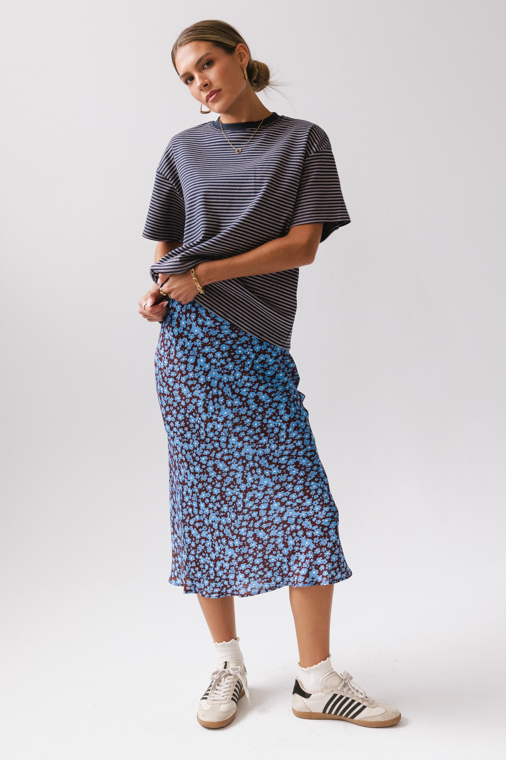 Salem Knit Top in Navy FINAL SALE