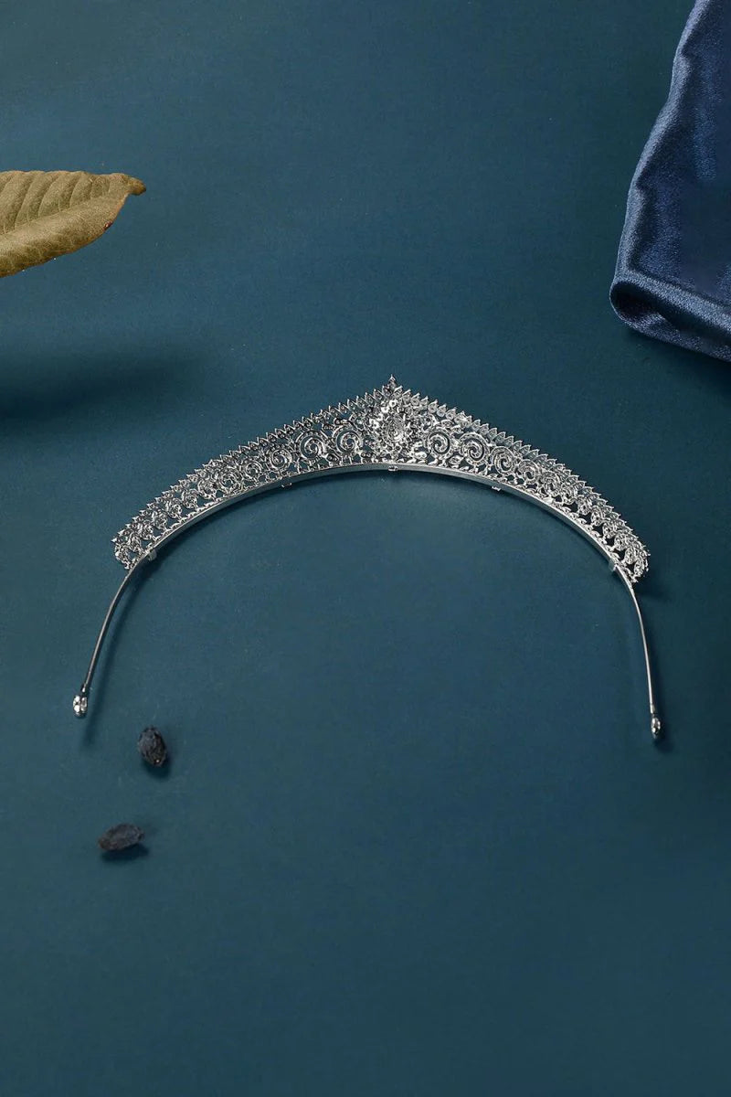 Silver Eternal Zircon Tiara