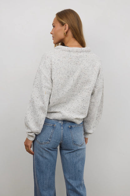 Fern Relaxed Sweater in Ivory