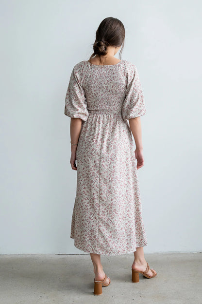 Darcey Smocked Maxi Dress