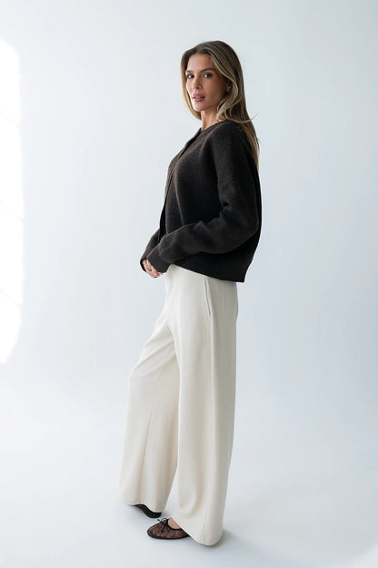 Valeria Oversized Sweater in Brown