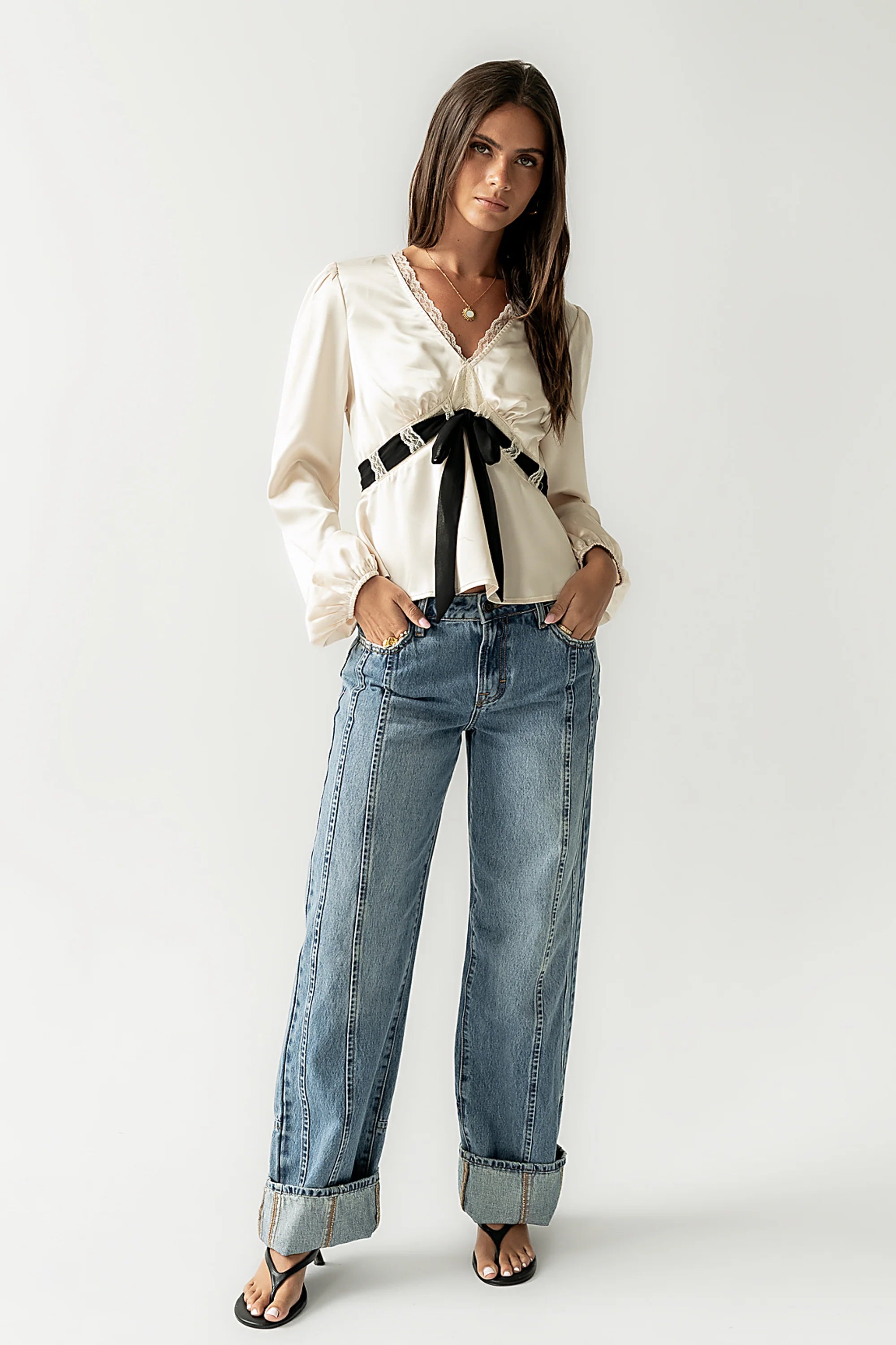 Margot Satin Blouse FINAL SALE