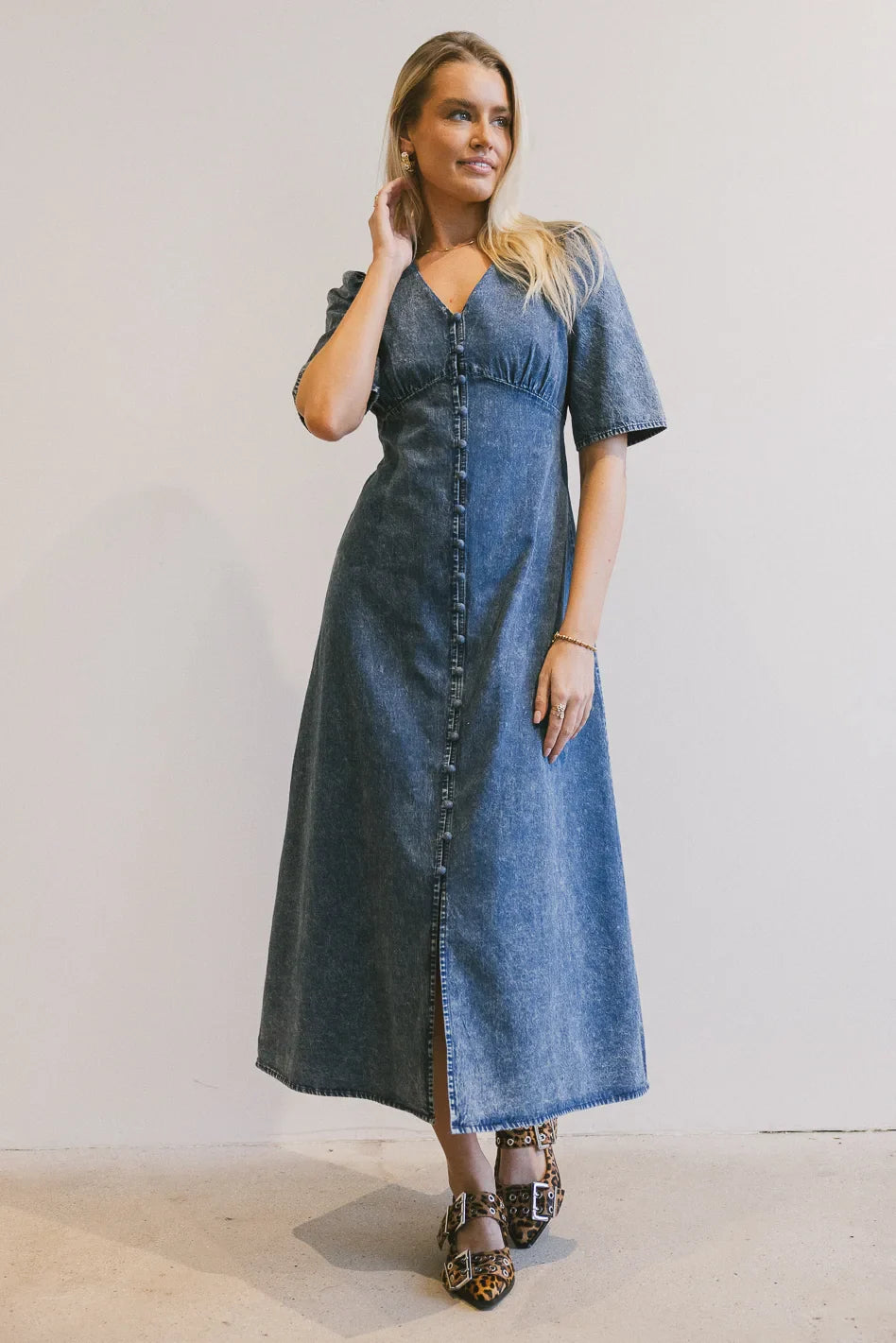 Alayna Button Up Dress FINAL SALE