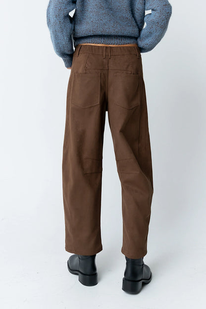 Warren Suede Barrel Pants FINAL SALE