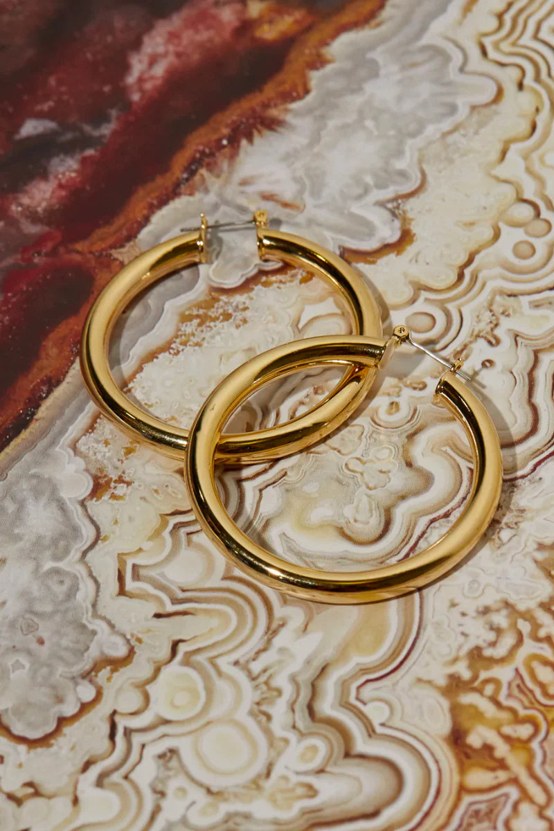 LUV AJ Amalfi Tube Hoops