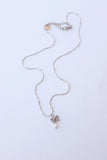 Jane Bow Pearl Necklace
