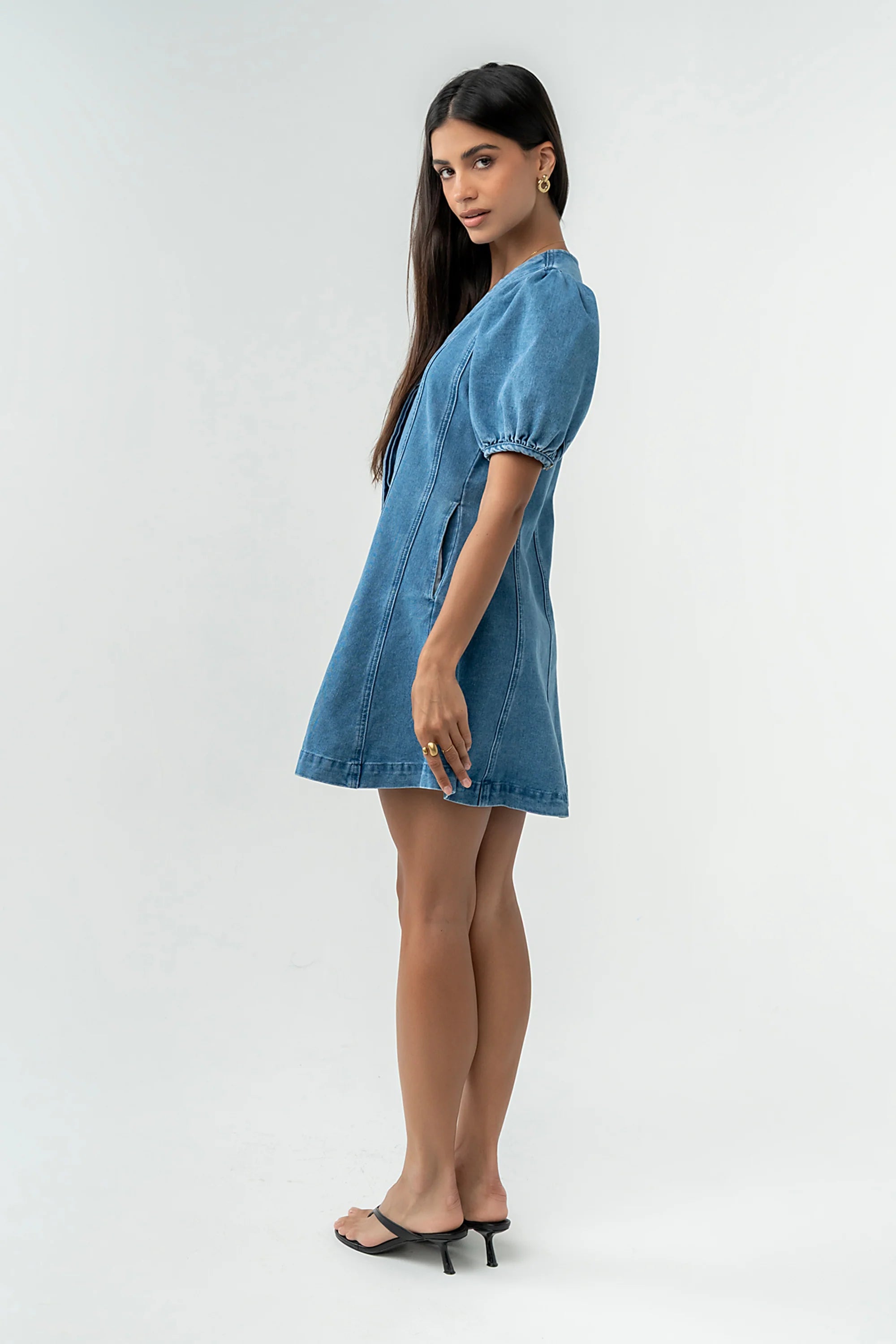 Correy Denim Mini Dress