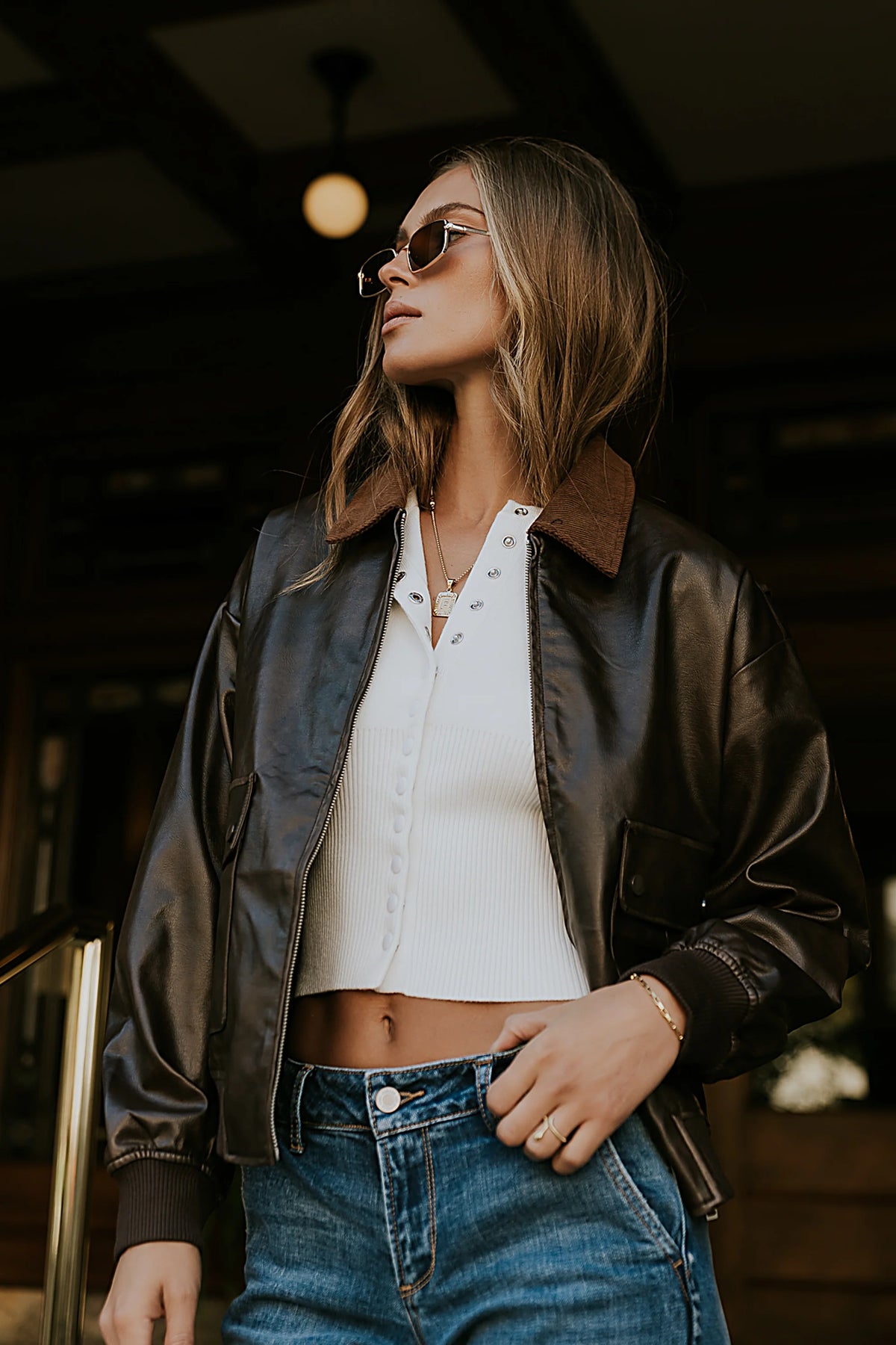 Siena Vegan Leather Jacket FINAL SALE