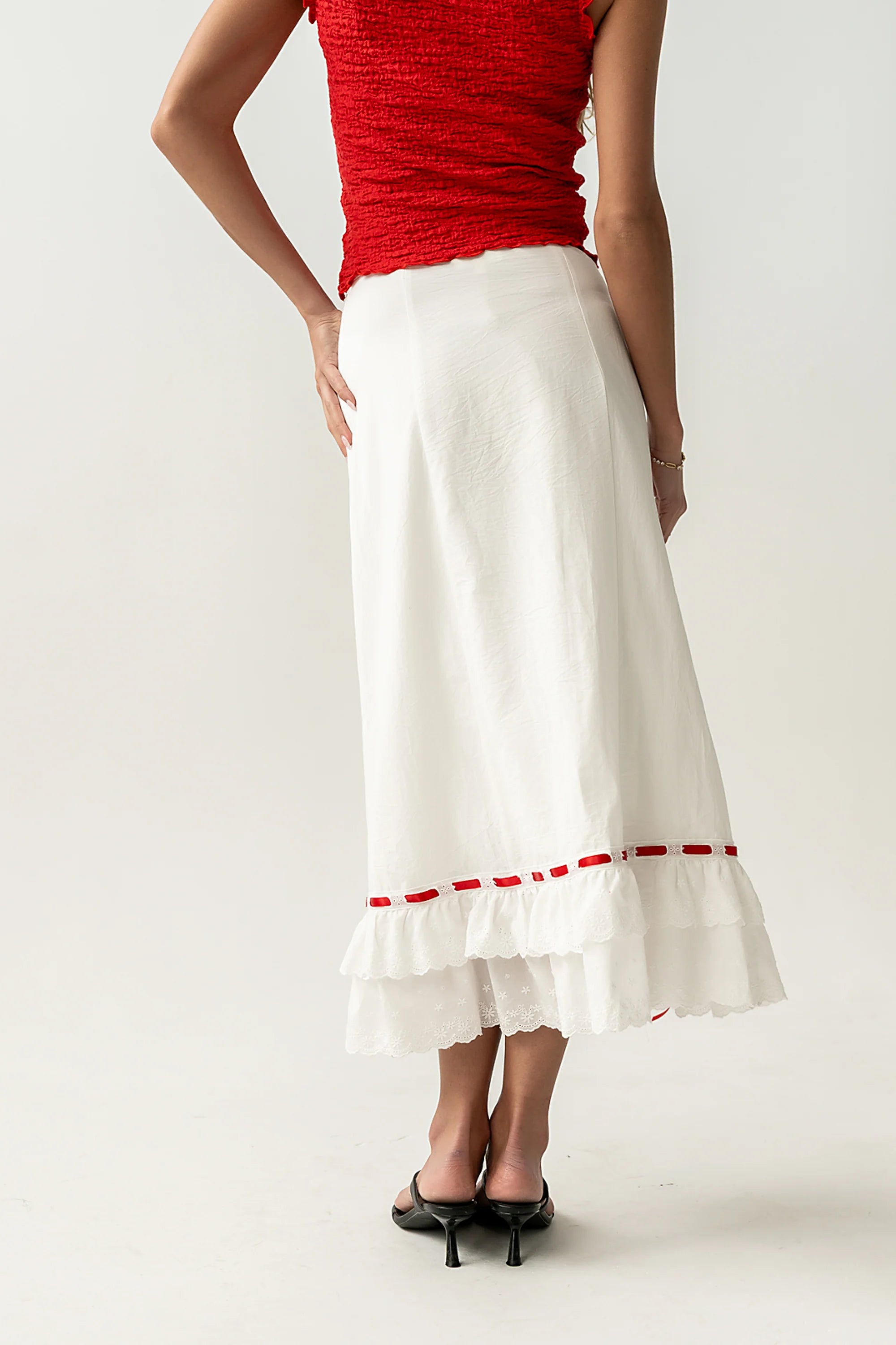 Harlow Embroidered Maxi Skirt