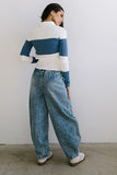 Wrenley Striped Sweater in Blue FINAL SALE
