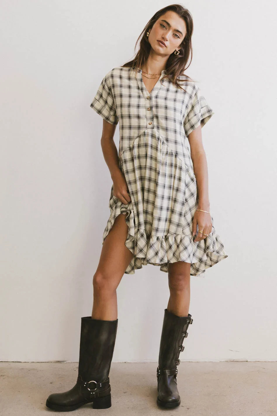 Loli Plaid Mini Dress FINAL SALE