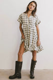 Loli Plaid Mini Dress FINAL SALE