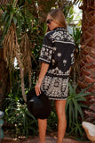 Alexsis Embroidered Mini Dress FINAL SALE