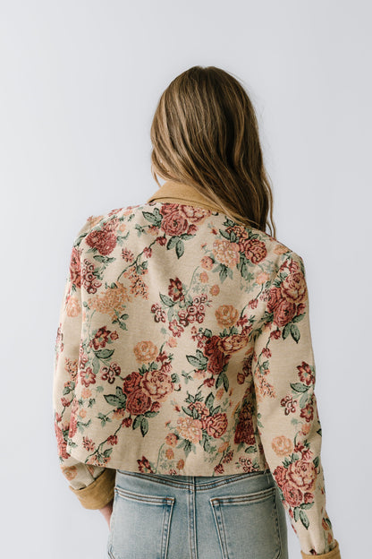 Joanna Floral Cropped Jacket FINAL SALE