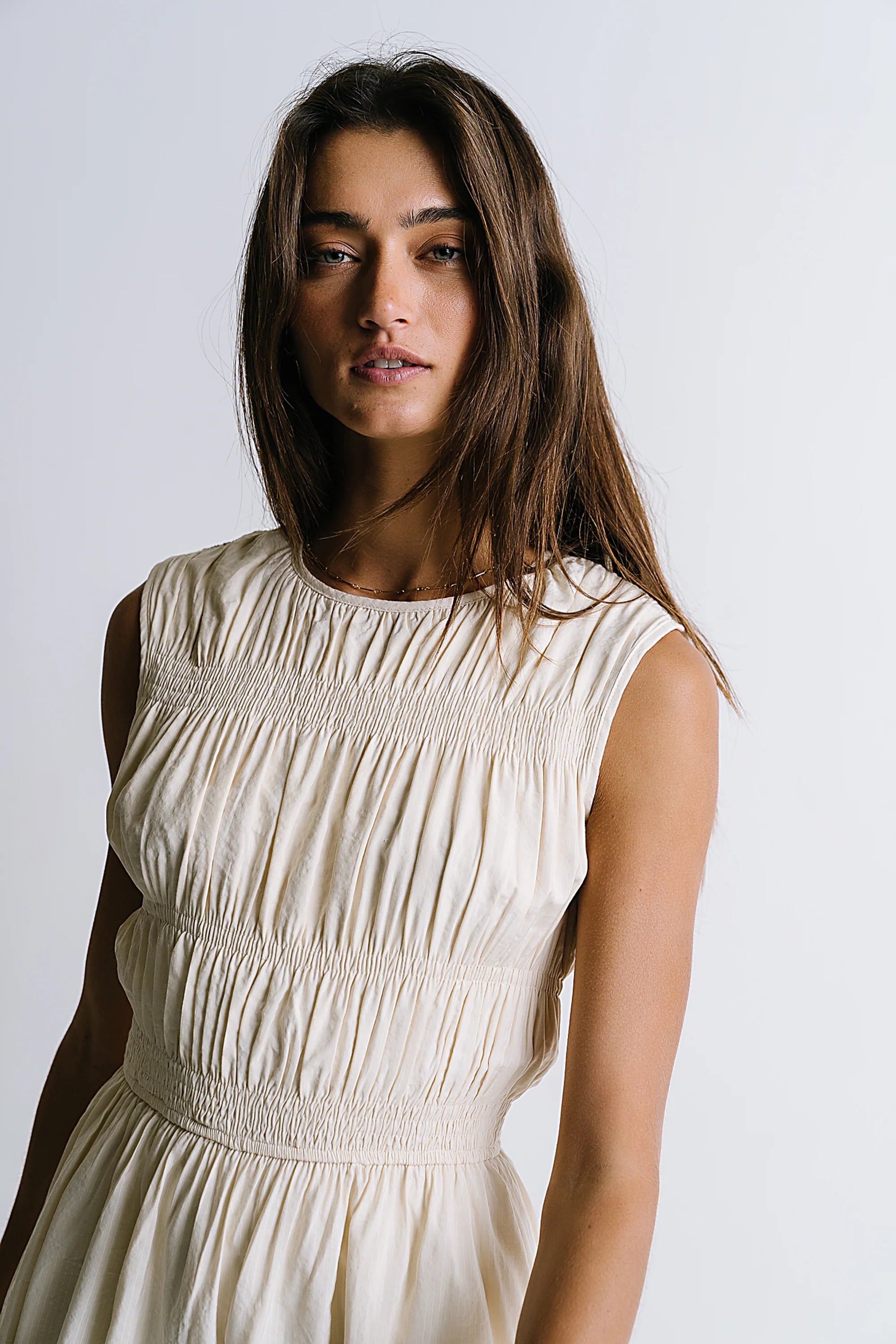 Johna Smocked Midi Dress FINAL SALE