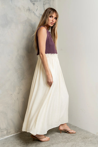 Serafina Maxi Dress in Plum