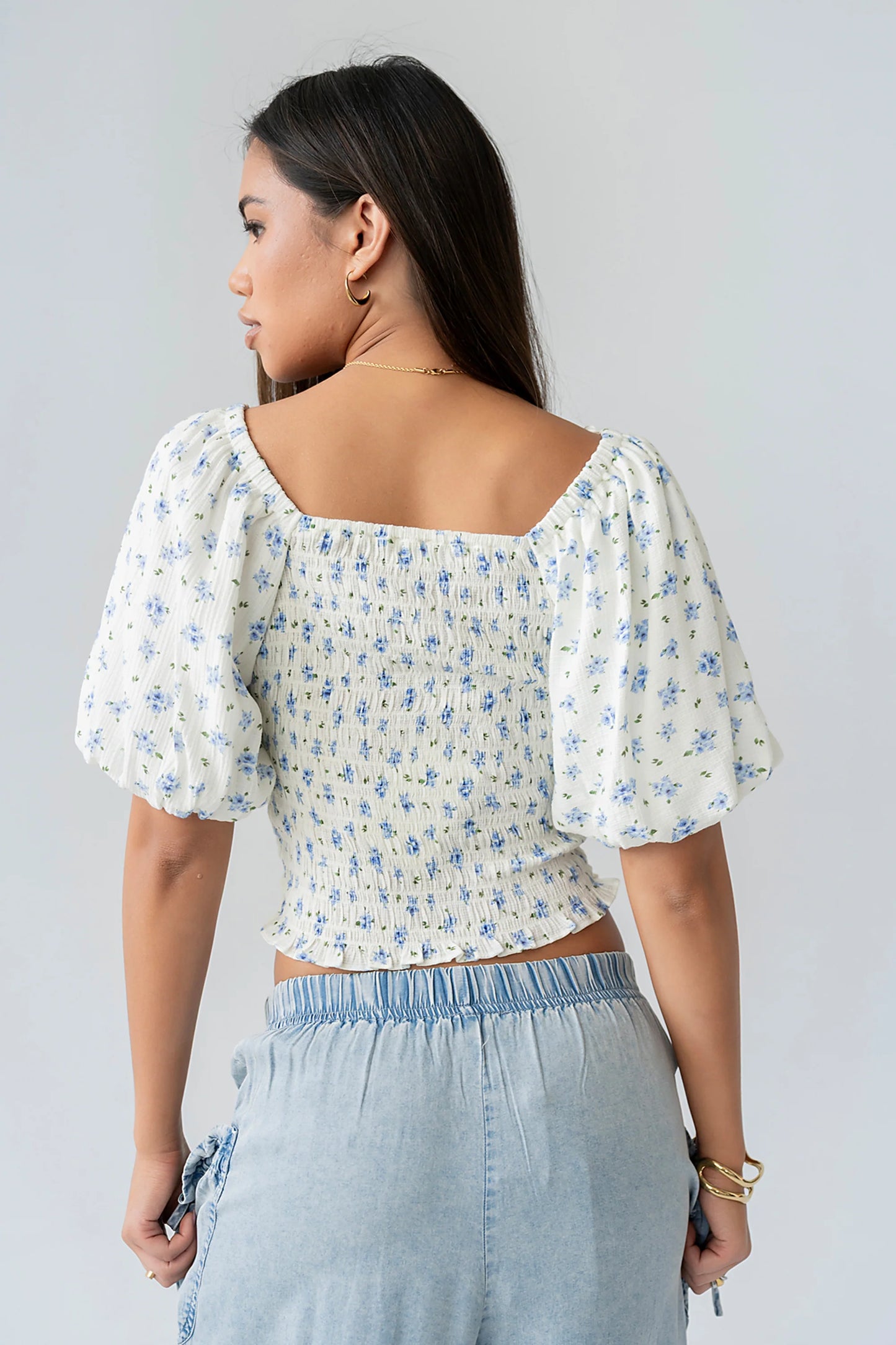 Brin Floral Top