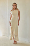 Raquel Mesh Ruffle Maxi Dress