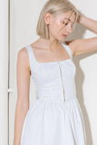 CATCH THE SUN WHITE MIDI DRESS