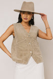 Devon Corduroy Vest FINAL SALE