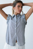 Bernie Striped Button Up