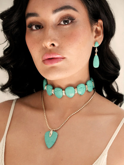 Turquoise Solstice Drop Earrings