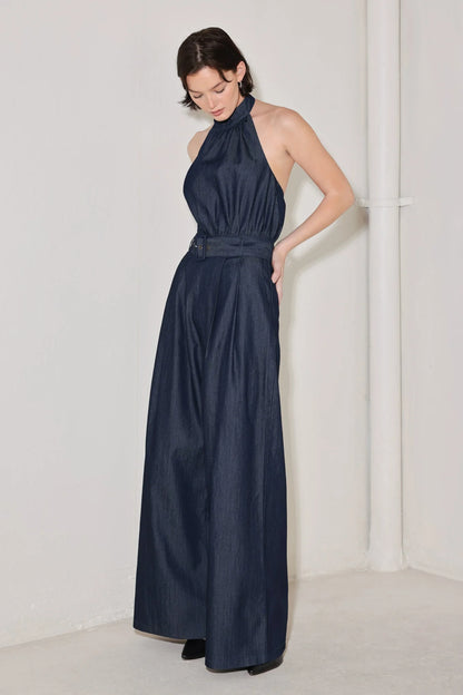EVENING EDITION DENIM JUMPSUIT