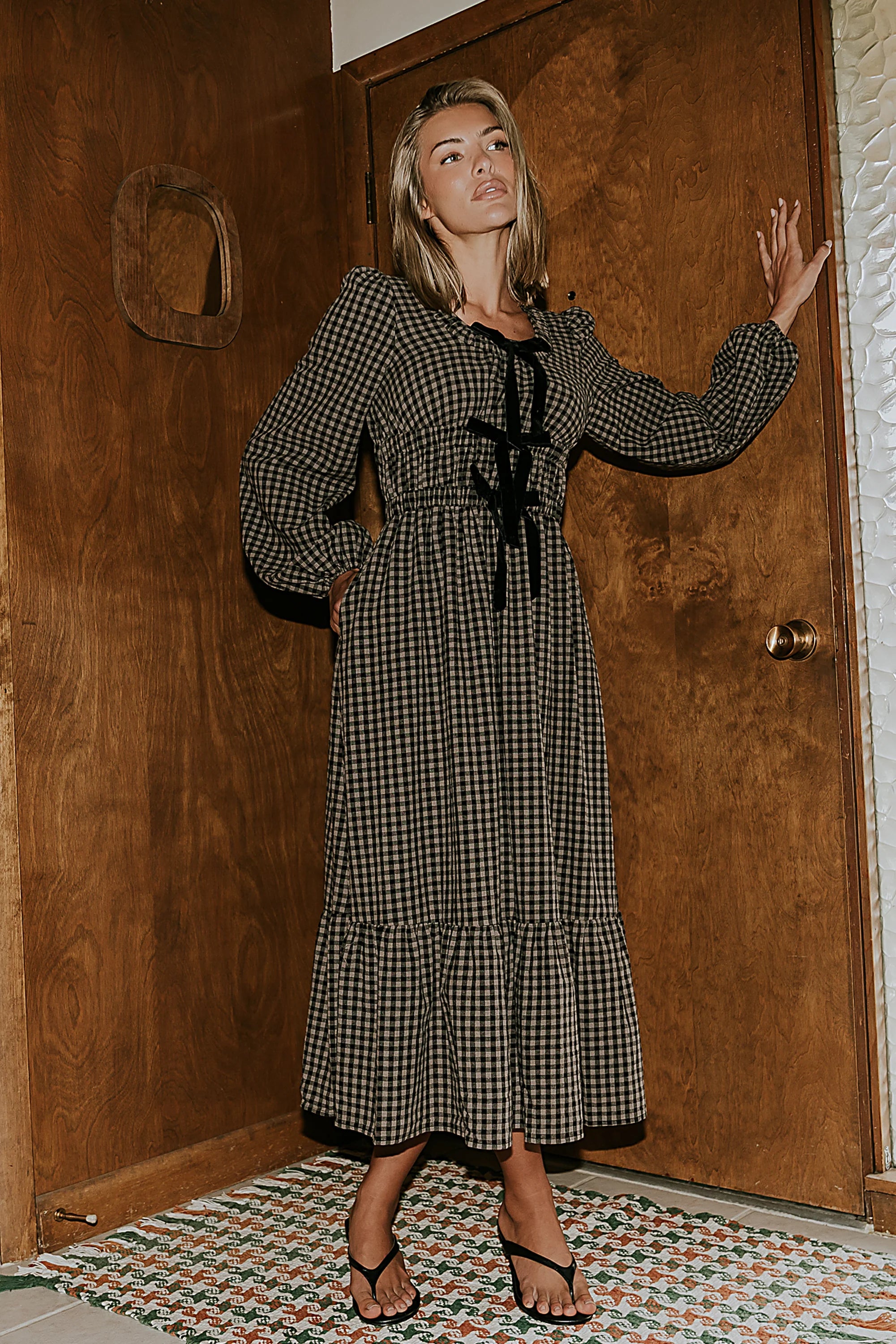 Anista Anne Maxi Dress in Black