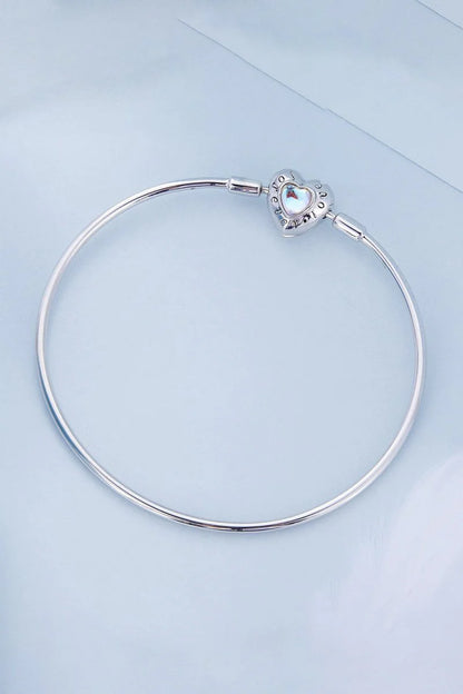 Blue Heart Moonstone Bracelet Perfect Gift