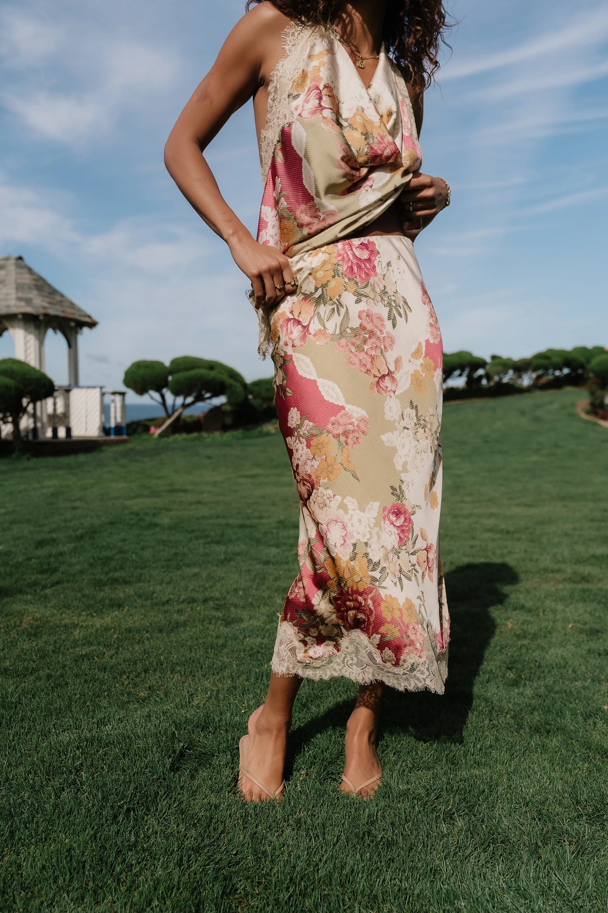 Victoria Floral Maxi Skirt