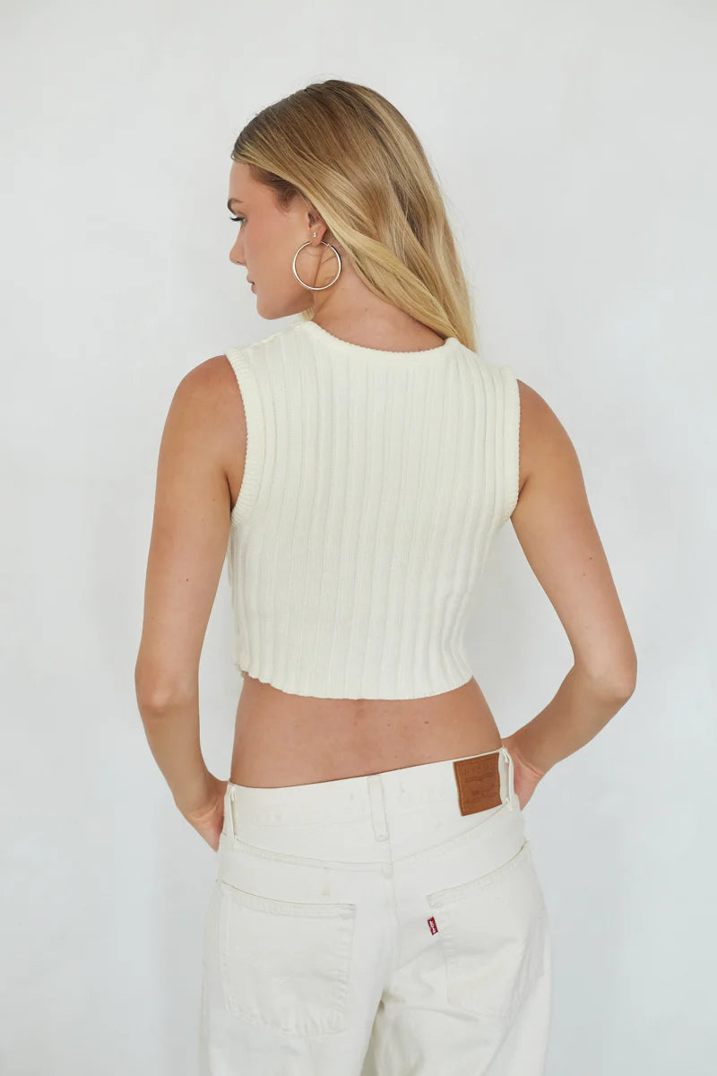 Robin Knit Sweater Tank Top