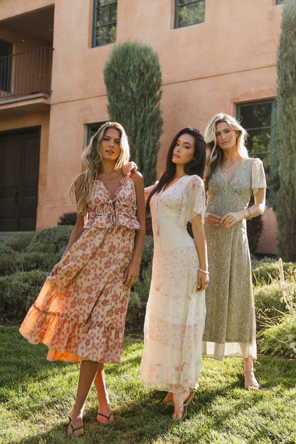 Francis Floral Midi Dress FINAL SALE