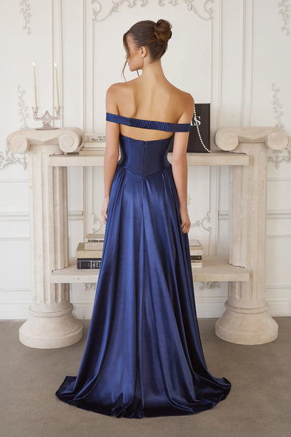 Trista Gown Satin A line Dress