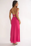 ESTHER MAXI DRESS FUCHSIA
