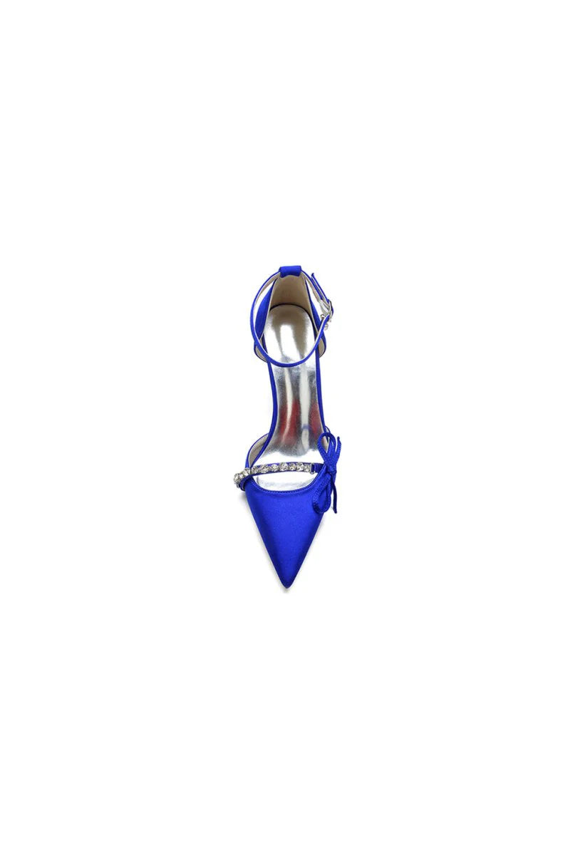 Pointed Toe Party Heels with Bow